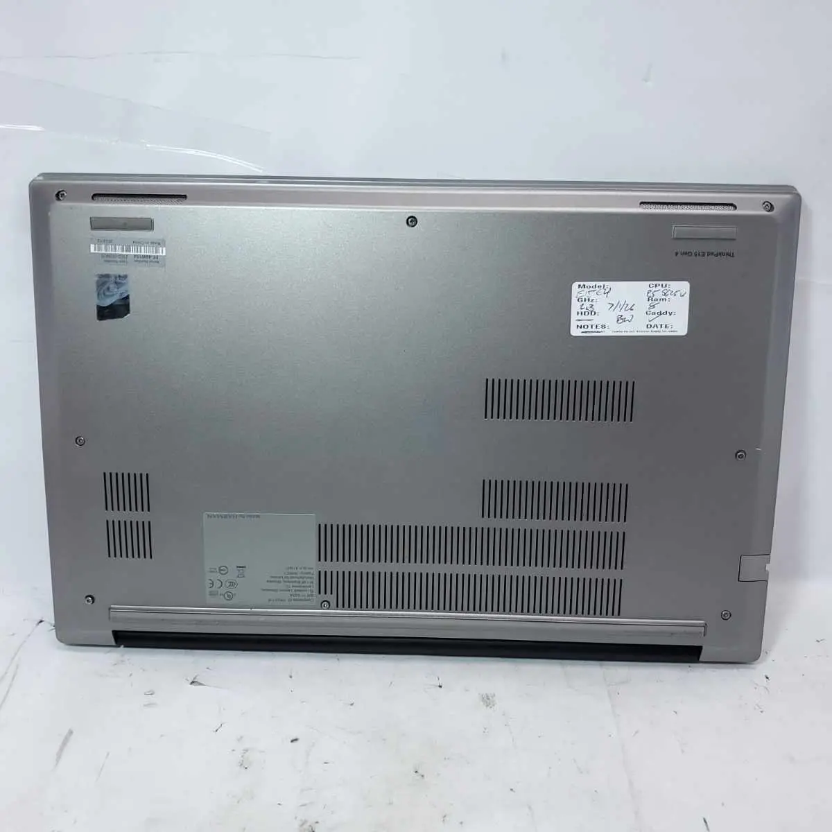 lenovo thinkpad e15 gen 4 laptop bottom