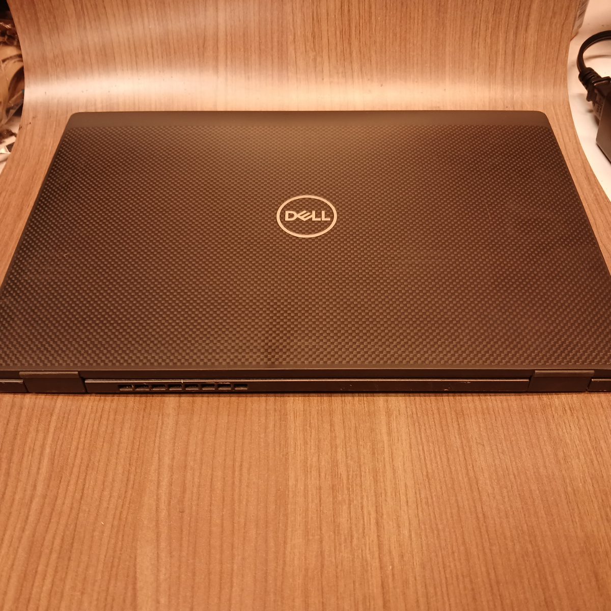 Dell Latitude 7410 closed top lid view with Dell logo