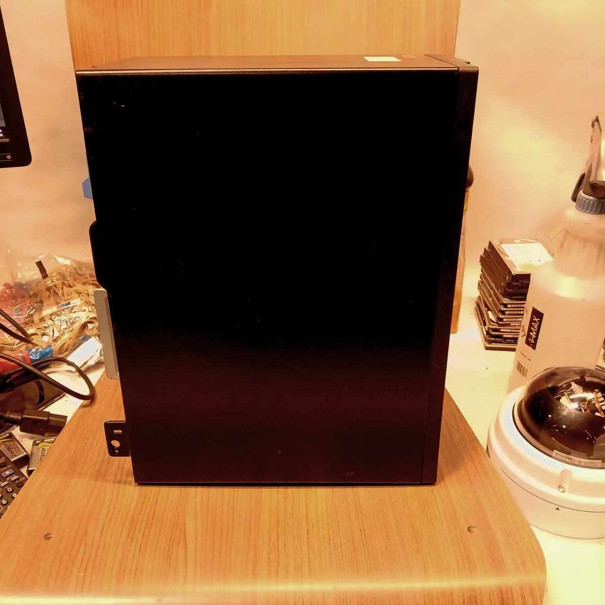 Dell OptiPlex 7070 desktop side panel view in black