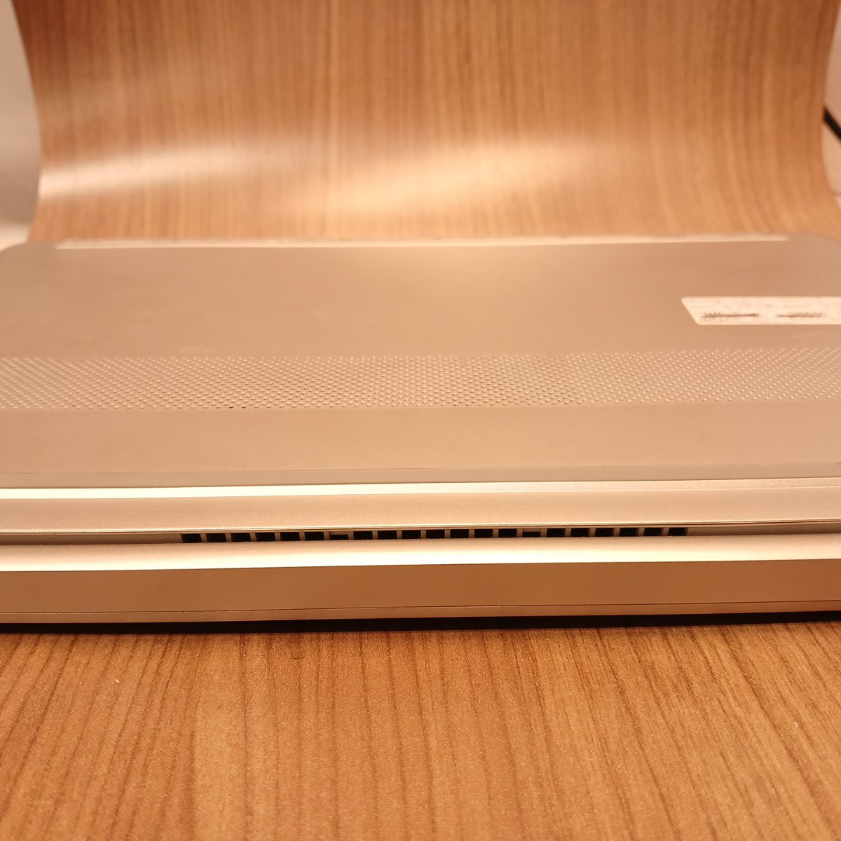 Bottom rear vent area of HP 15-dy2091wm laptop