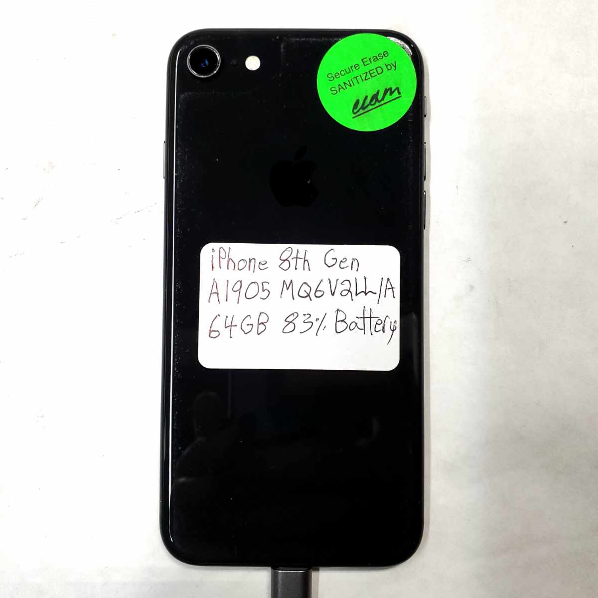 apple iphone 8th gen a1905 64gb space gray back