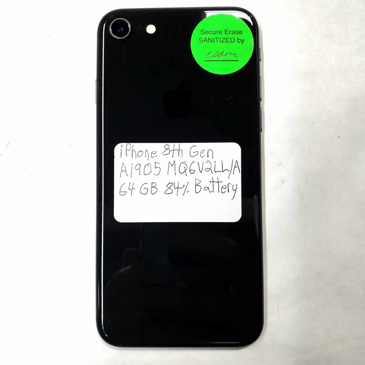 apple iphone 8th gen a1905 64gb space gray back