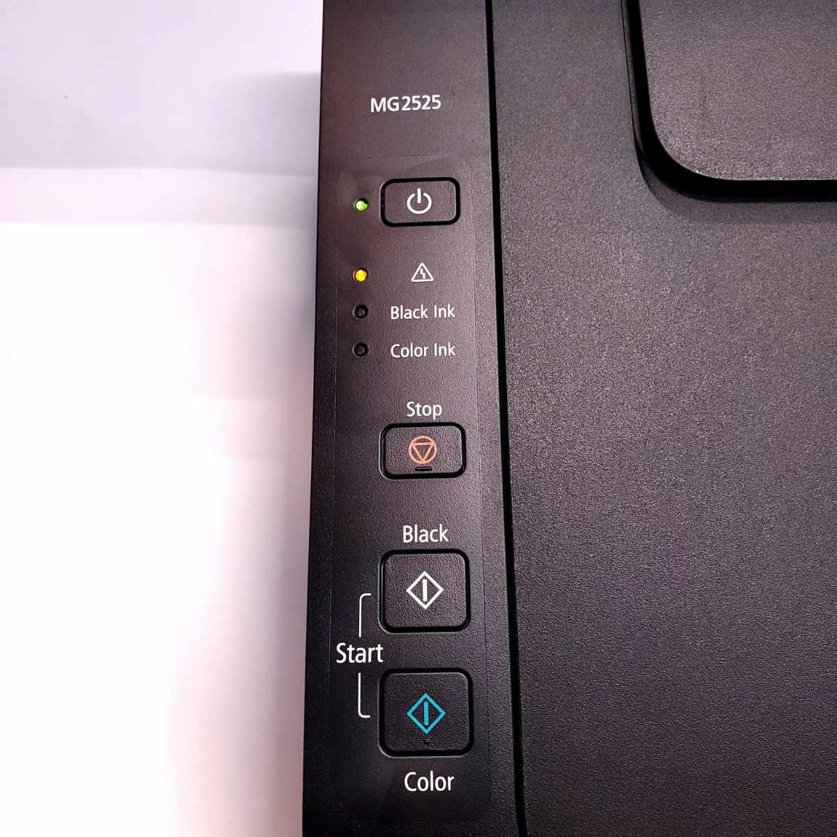 canon pixma mg2525 inkjet printer power on