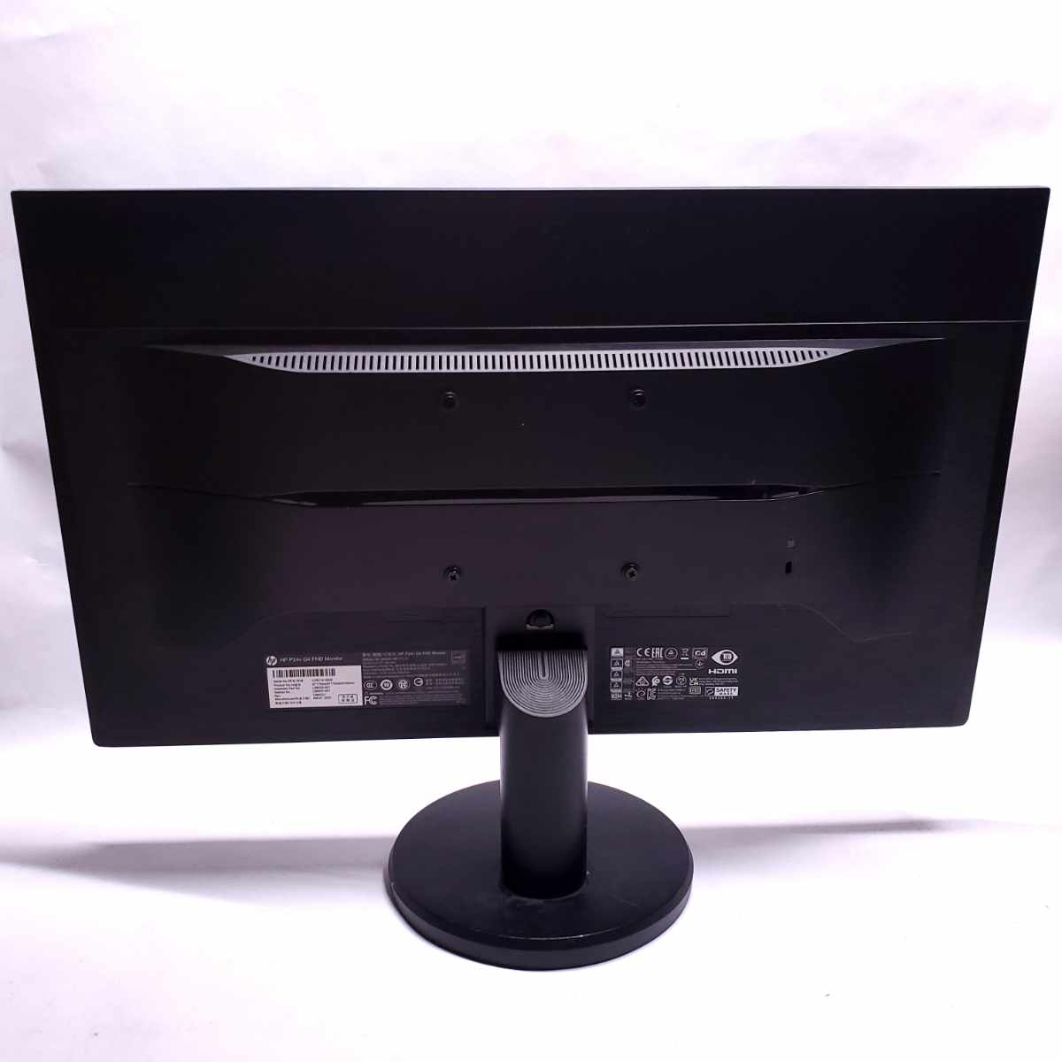 hp p24v g4 23.8" fhd monitor back