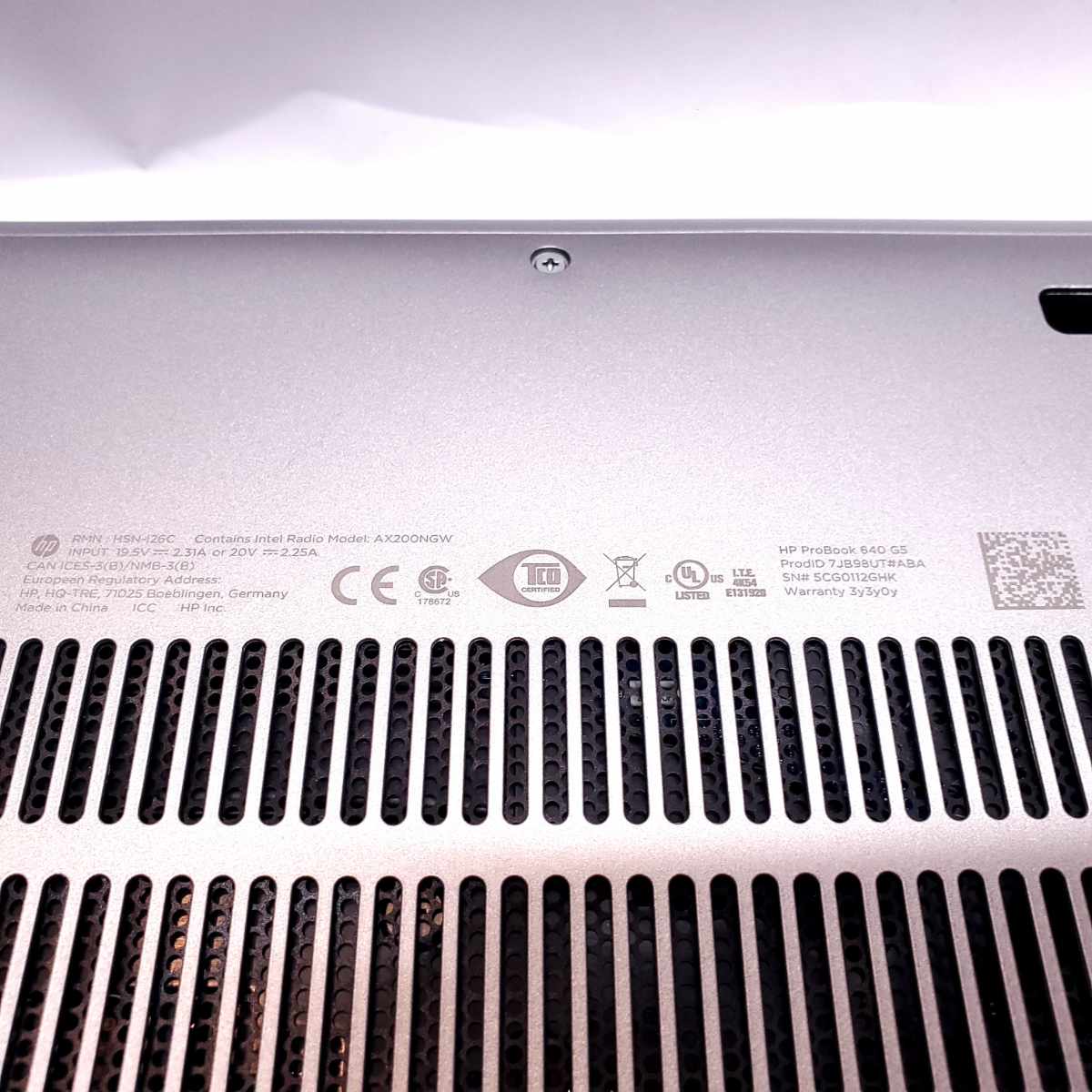 hp probook 640 g5 laptop data sheet
