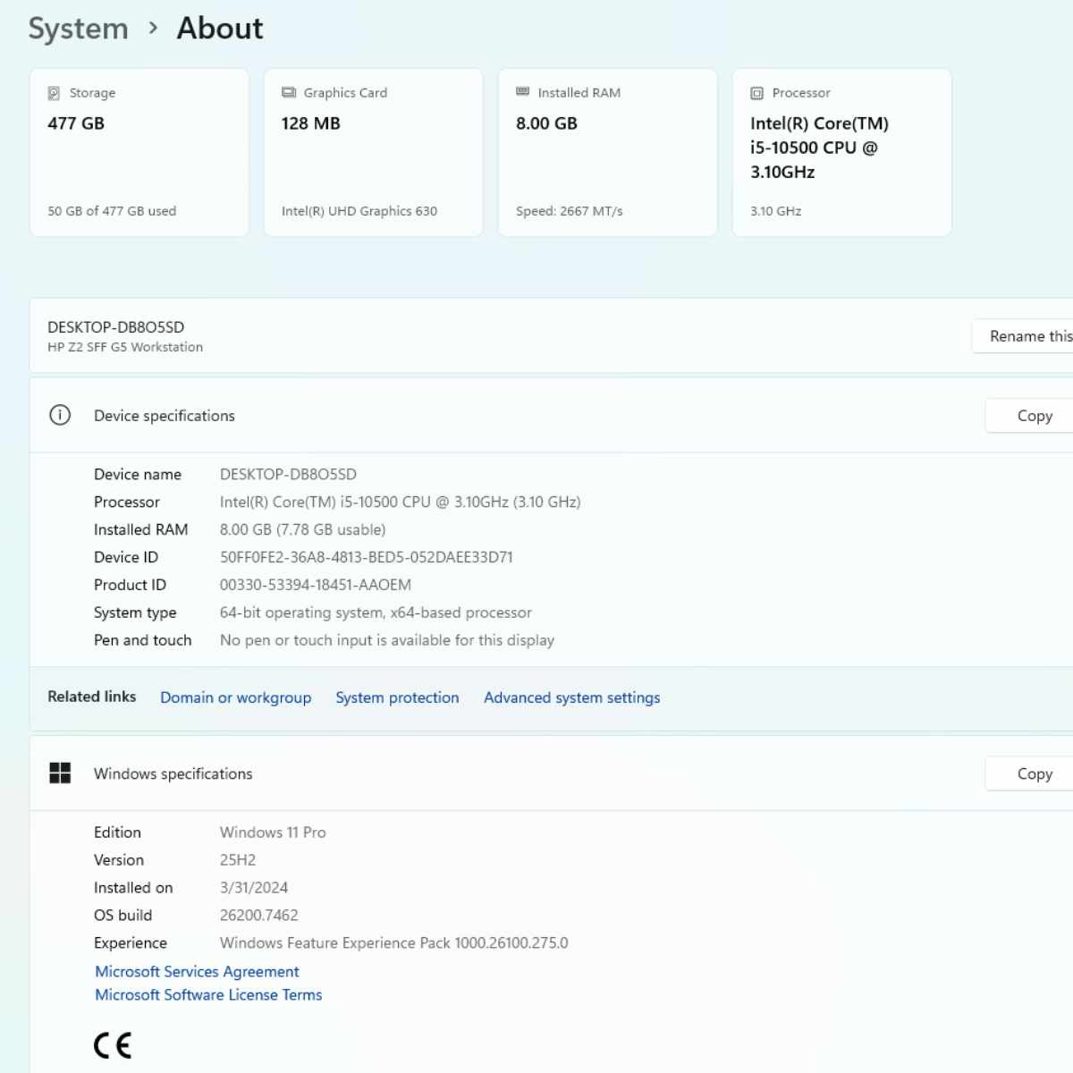 hp z2 sff g5 workstation about page