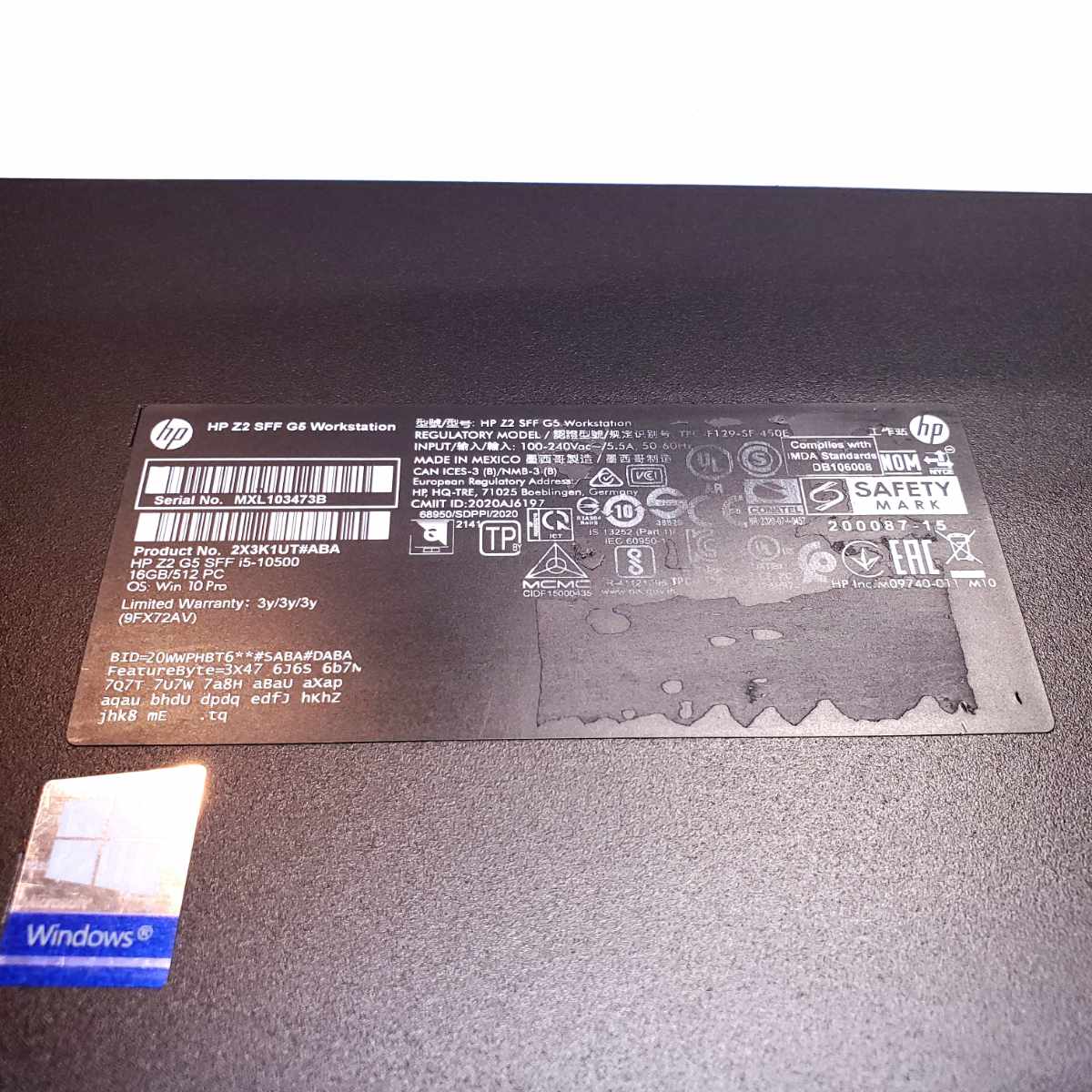hp z2 sff g5 workstation data sheet