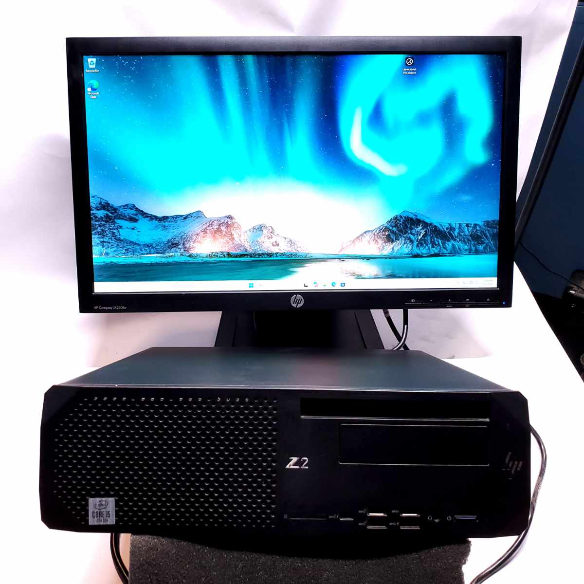 hp z2 sff g5 workstation power on