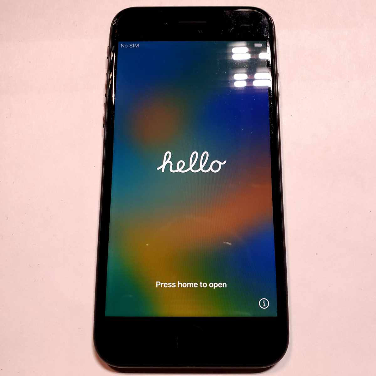 apple iphone 8th gen a1863/a1905 64gb space gray display on