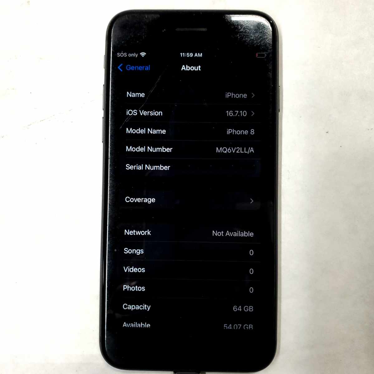 Apple iPhone 8 A1863/A1905 64GB Space Gray Smartphone - Image 5