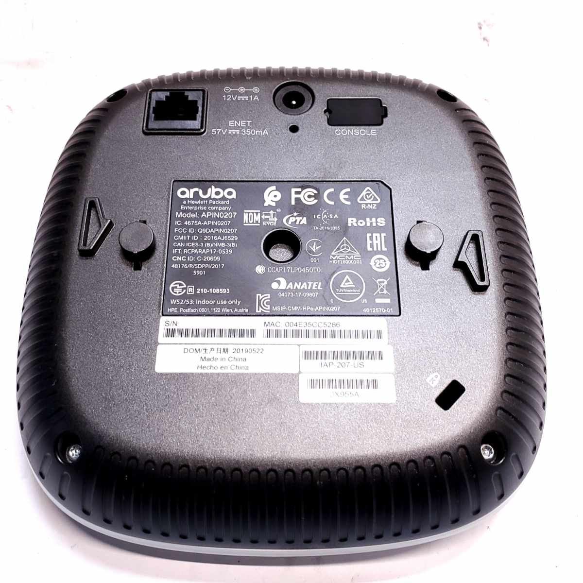 Aruba APIN0207 207 Series Wireless Access Point – No Mount Dual-Band Gigabit Wi-Fi AP - Image 2