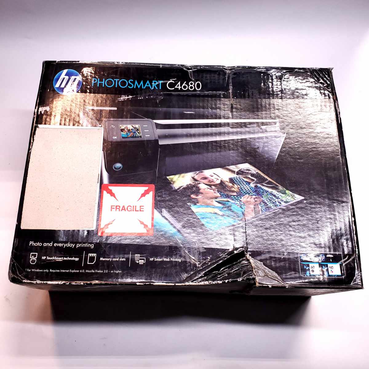hp photosmart c4680 all-in-one inkjet printer box