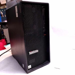 lenovo thinkstation p340 tower front power on