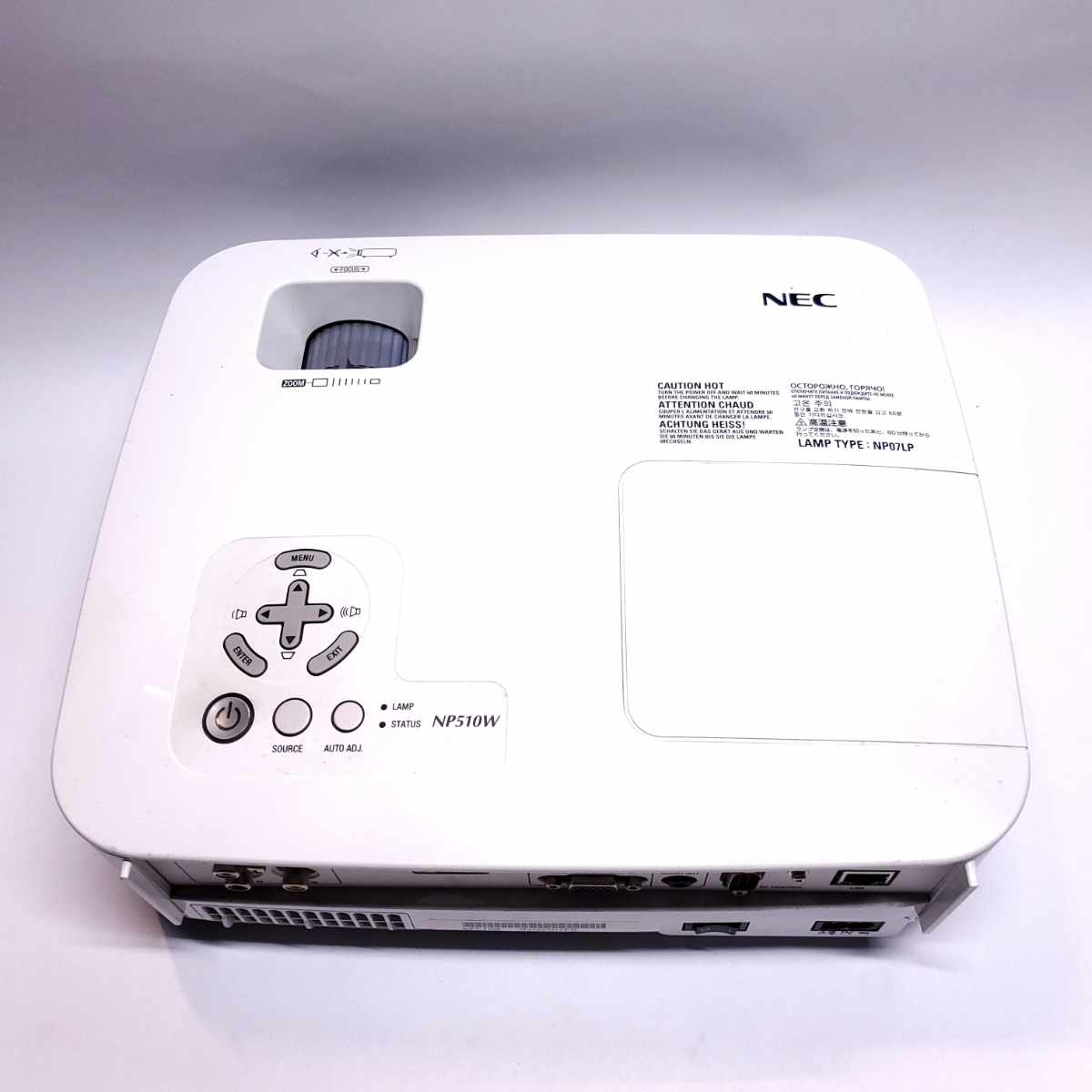 NEC NP510W WXGA Projector – 3000 Lumens 3LCD 42% Lamp Life - Image 2
