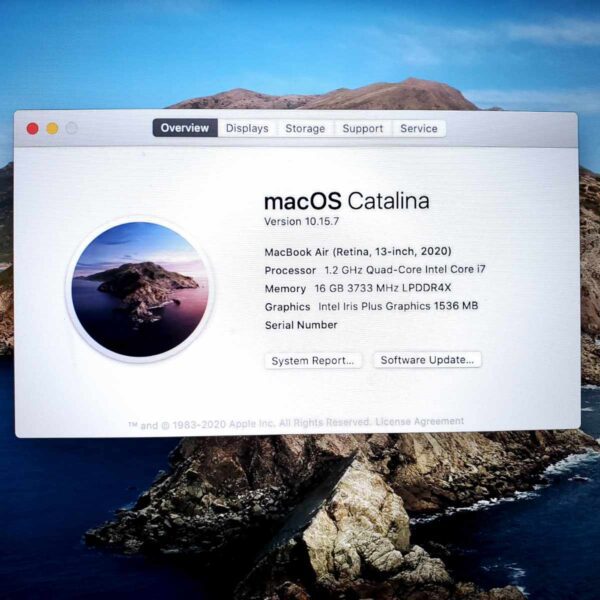 Apple MacBook Air A2179 i7-1060NG7 16GB RAM 500GB SSD Space Gray macOS Catalina - Image 9