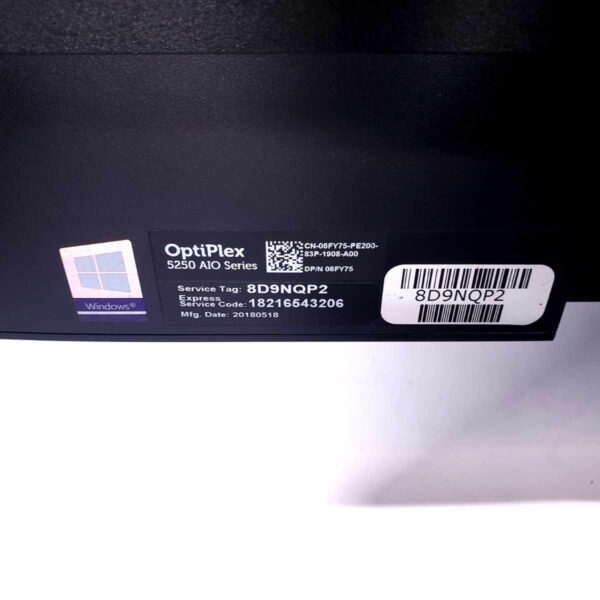 DELL Optiplex 5250 AiO 23.8" i5-7600 16GB RAM 512GB SSD Linux Mint Black - Image 8