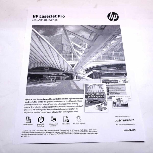 HP LaserJet Pro M402dne Mono Laser Printer – Duplex + USB-B Connectivity - Image 7