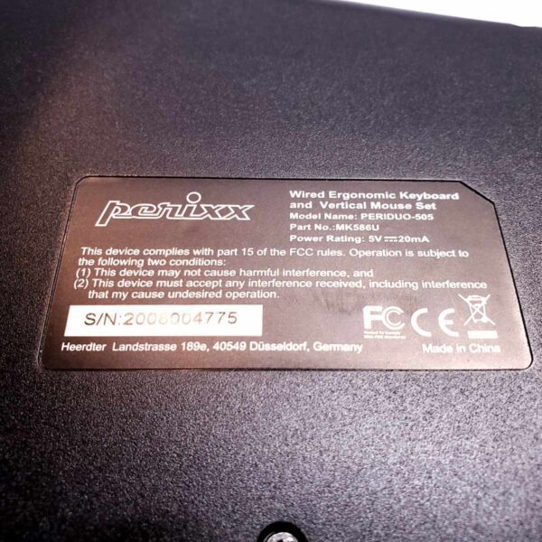 Perixx Periduo-505 Wired Ergonomic Split Keyboard - Image 6