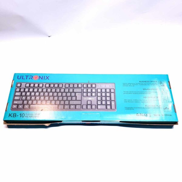 Ultronix KB-10 Wired USB QuietKey Business Keyboard - Image 7