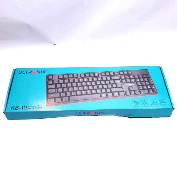 Ultronix KB-10 Wired USB QuietKey Business Keyboard - Image 6