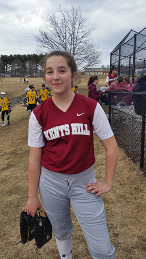Kellie Scott is a champion softball player at Kents Hill Academy