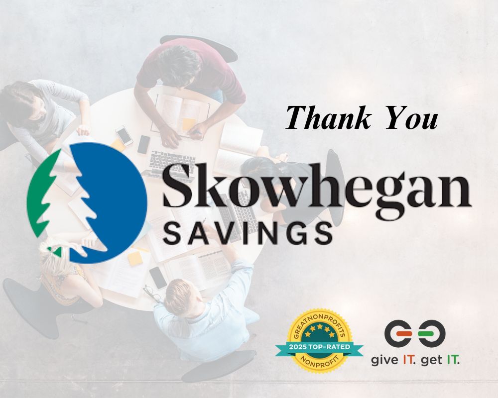 Skowhegan Savings Bank supports give IT. get IT. workforce development initiative in Maine.