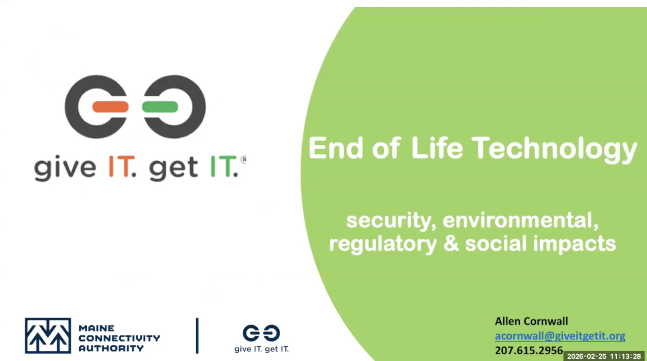 Maine businesses can donate unused tech to help close the digital divide. Learn how Maine Tech Share and Give It, Get It turn your old devices into opportunity — securely and responsibly.
