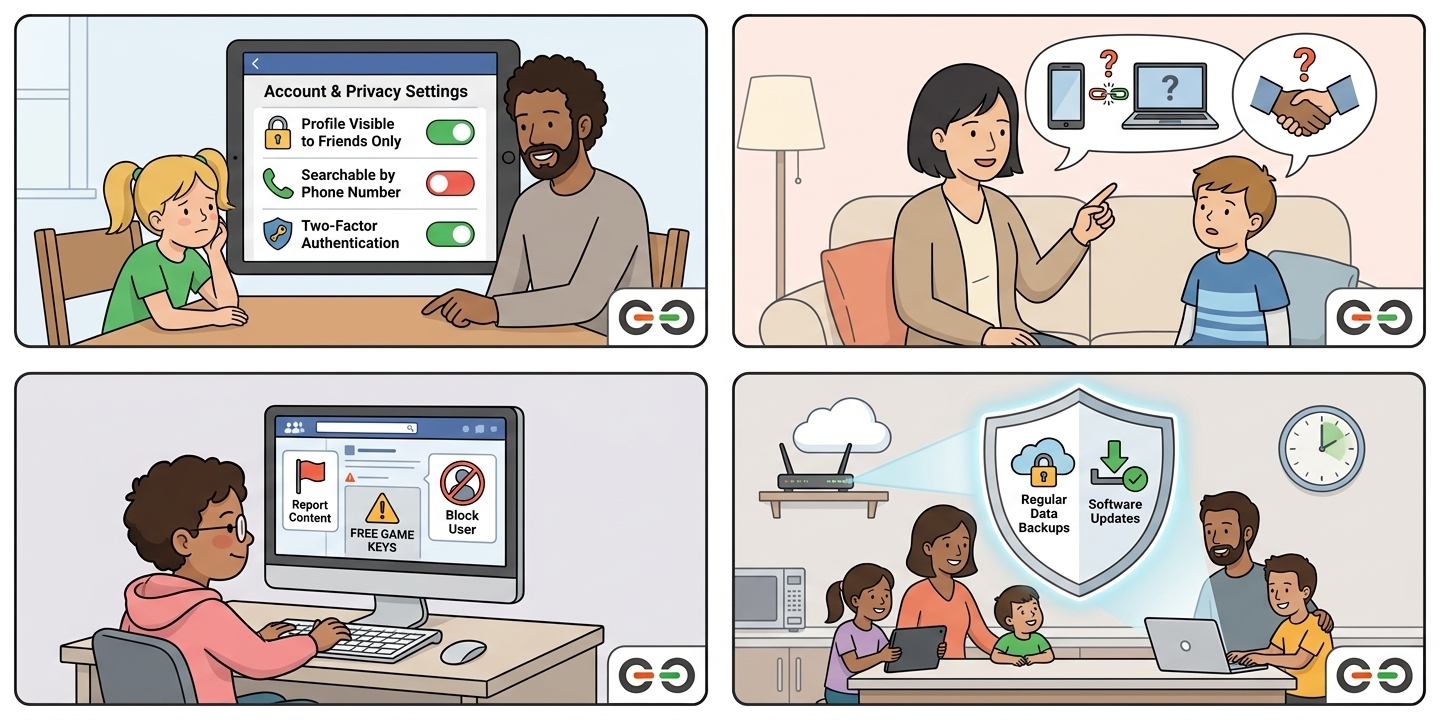 Keeping Kids Safe Online Internet Safety with give IT get IT Maine